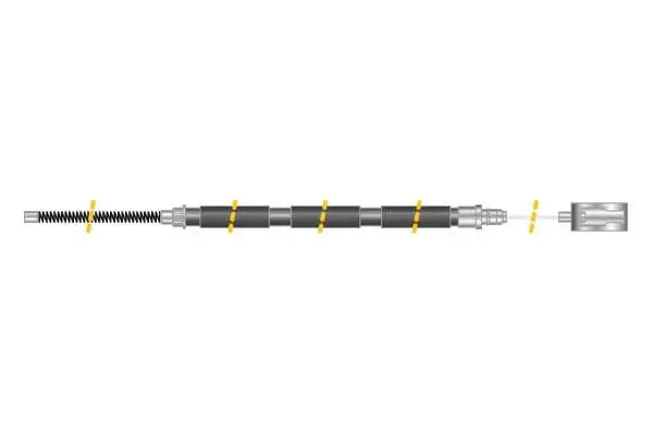 Cable Pull, parking brake (CF5164)