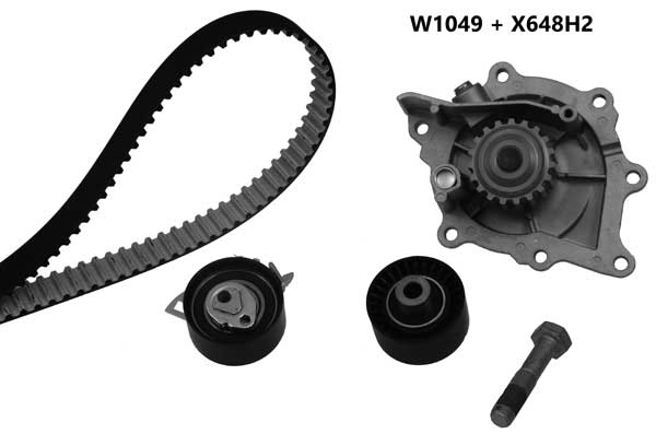 Water Pump & Timing Belt Kit (1049K2)