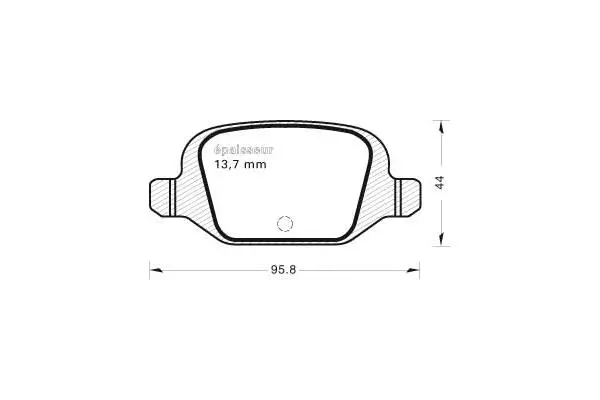 Brake Pad Set, disc brake (509)