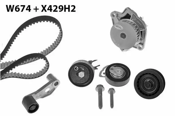 Water Pump & Timing Belt Kit (674K2)