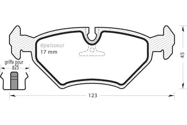 Brake Pad Set, disc brake (237)