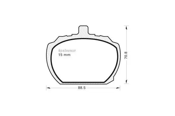 Brake Pad Set, disc brake (102)