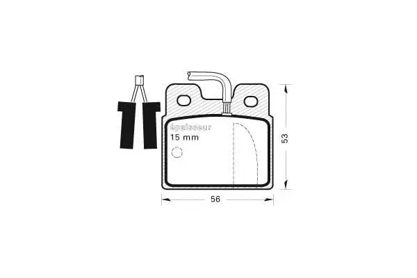 Brake Pad Set, disc brake (189)