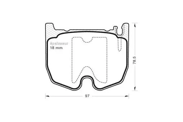 Brake Pad Set, disc brake (753)