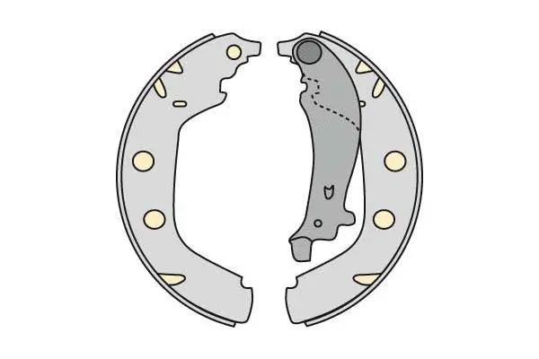 Brake Shoe Set (M735)