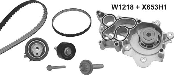 Water Pump & Timing Belt Kit (1218K1)