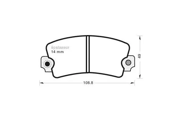 Brake Pad Set, disc brake (65)