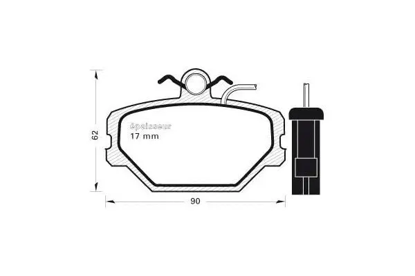 Brake Pad Set, disc brake (224)