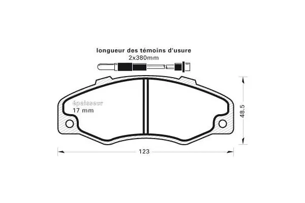 Brake Pad Set, disc brake (213)