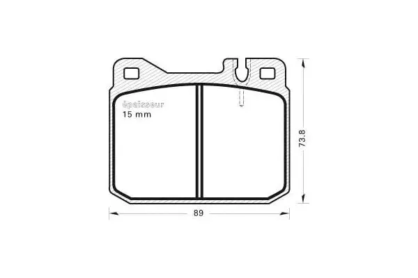 Brake Pad Set, disc brake (110)