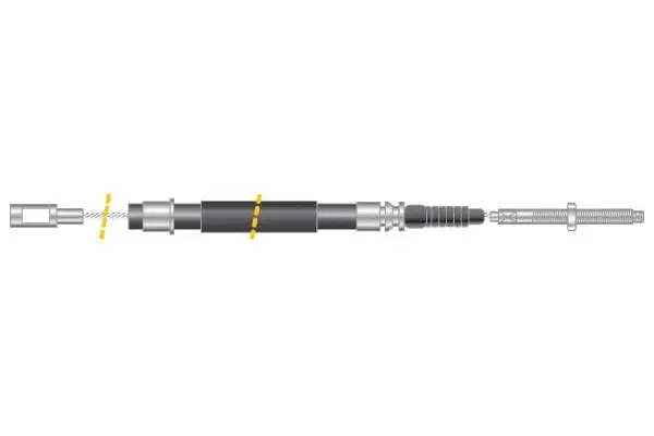 Cable Pull, parking brake (CF5384)
