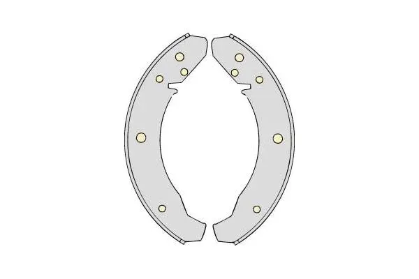 Brake Shoe Set (M547)
