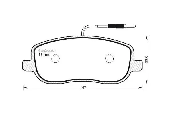 Brake Pad Set, disc brake (682)