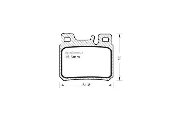 Brake Pad Set, disc brake (387)