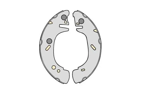Brake Shoe Set (M724)