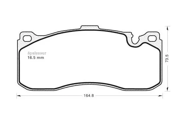 Brake Pad Set, disc brake (985)