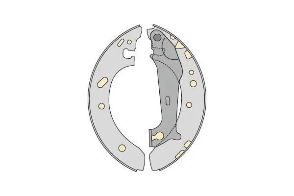 Brake Shoe Set (M747)