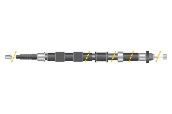 Cable Pull, parking brake (CF5998)