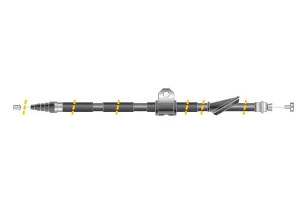 Cable Pull, parking brake (CF5261)
