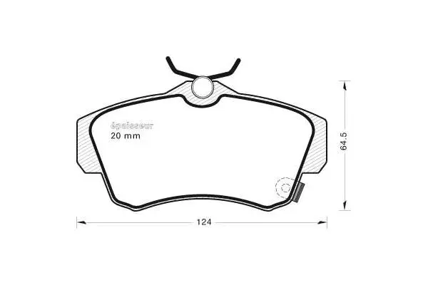 Brake Pad Set, disc brake (514)