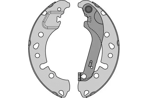 Brake Shoe Set (M968)