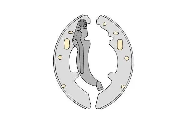 Brake Shoe Set (M589)