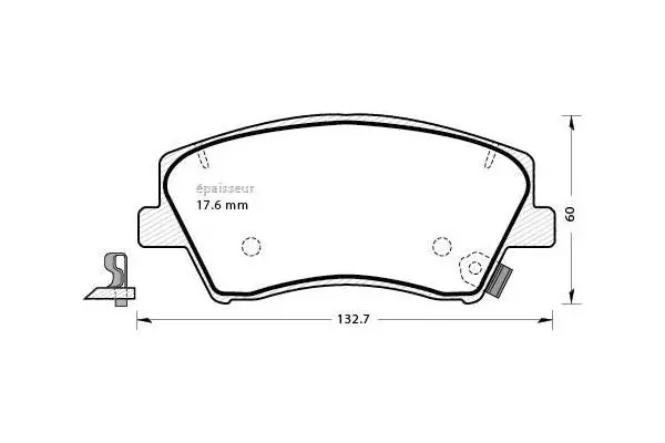 Brake Pad Set, disc brake (1312)