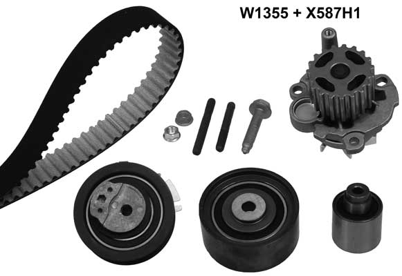 Water Pump & Timing Belt Kit (1355K5)