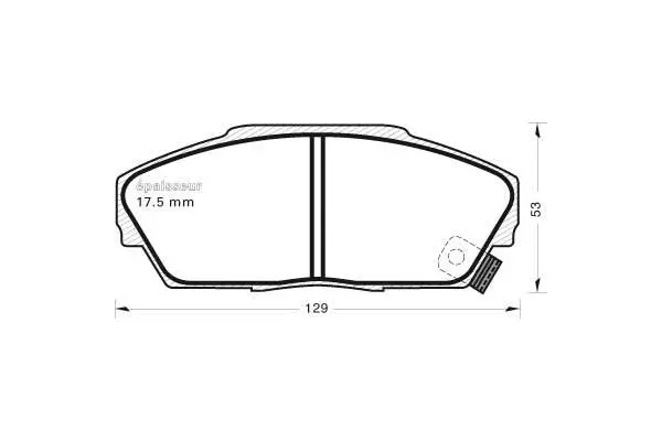 Brake Pad Set, disc brake (413)