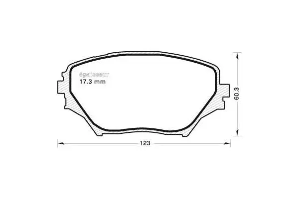 Brake Pad Set, disc brake (656)