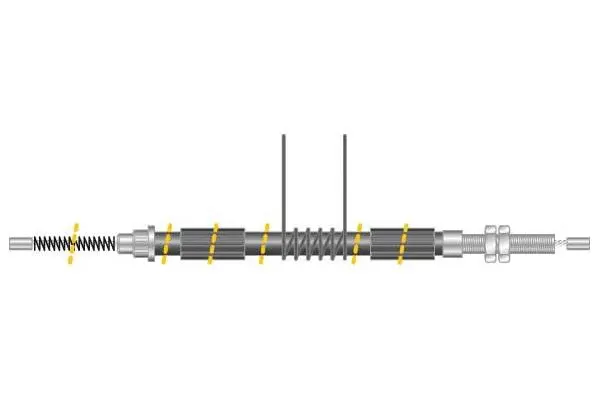 Cable Pull, parking brake (CF5462)