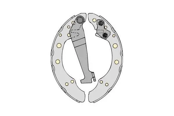 Brake Shoe Set (M586)