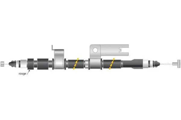Cable Pull, parking brake (CF6050)