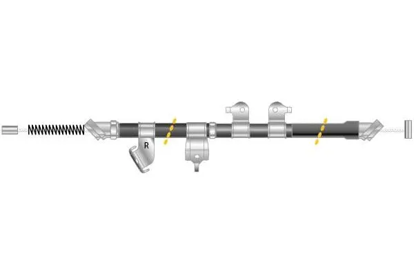 Cable Pull, parking brake (CF6375)