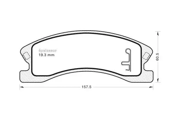 Brake Pad Set, disc brake (790)