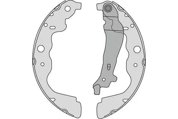 Brake Shoe Set (M881)