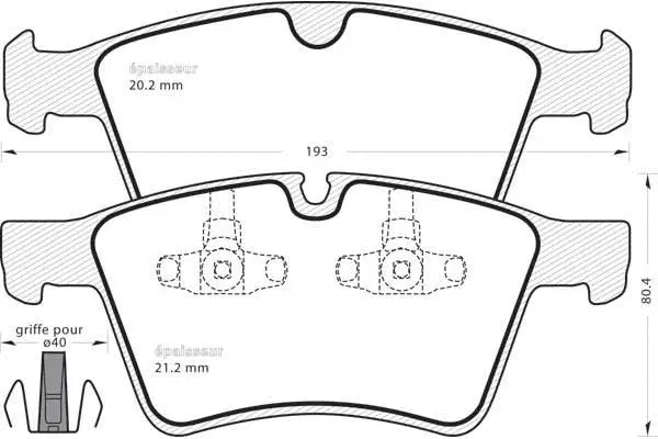 Brake Pad Set, disc brake (984)