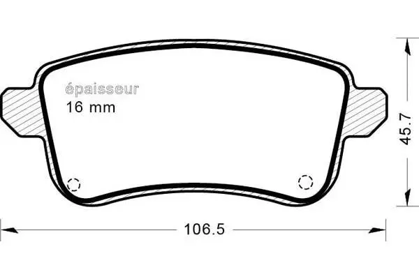 Brake Pad Set, disc brake (1191)