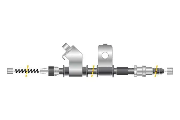 Cable Pull, parking brake (CF5295)