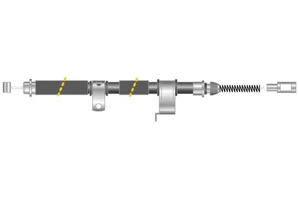 Cable Pull, parking brake (CF6297)