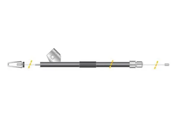 Cable Pull, parking brake (CF6160)