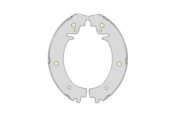 Brake Shoe Set (M537)