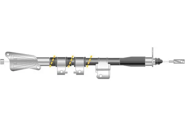 Cable Pull, parking brake (CF6039)