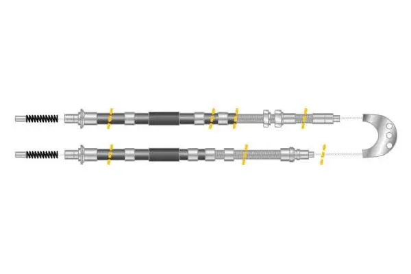 Cable Pull, parking brake (CF5214)