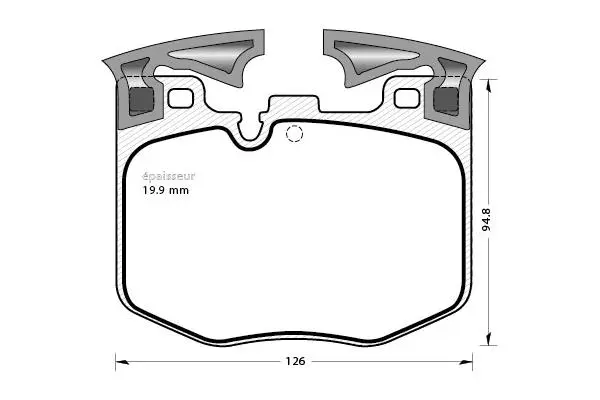 Brake Pad Set, disc brake (1351)