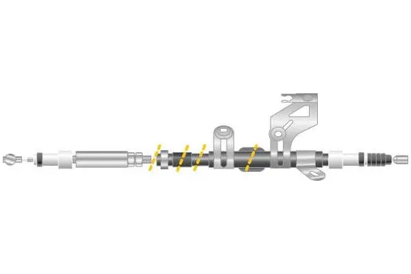 Cable Pull, parking brake (CF5847)