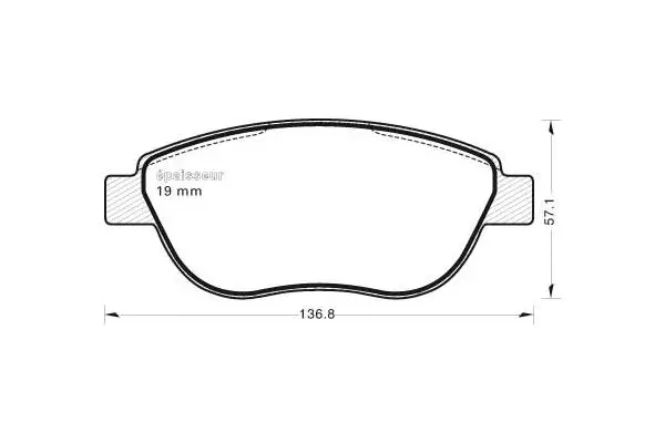 Brake Pad Set, disc brake (559)