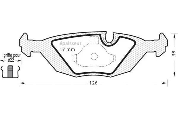 Brake Pad Set, disc brake (196)
