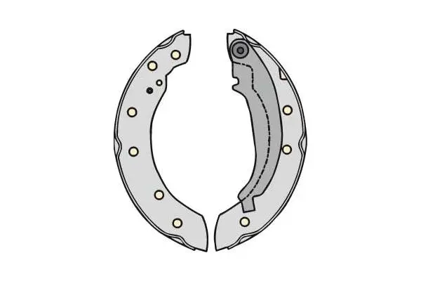 Brake Shoe Set (M726)