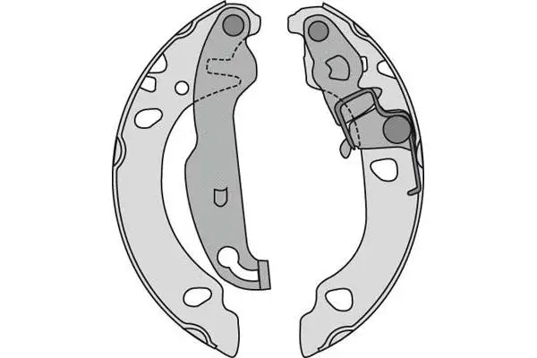 Brake Shoe Set (M789)